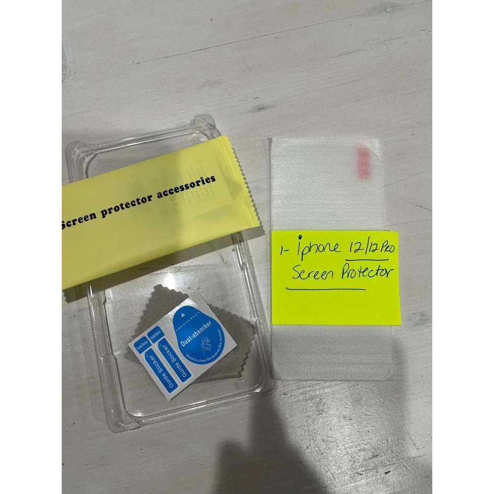 2 Premium Tempered‎ Glass Screen Protectors iPhone 12/12 Pro and 12 Pro Max